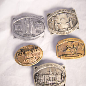 Pancake Day Belt Buckles